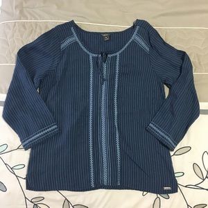 Eddie Bauer peasant blouse, M